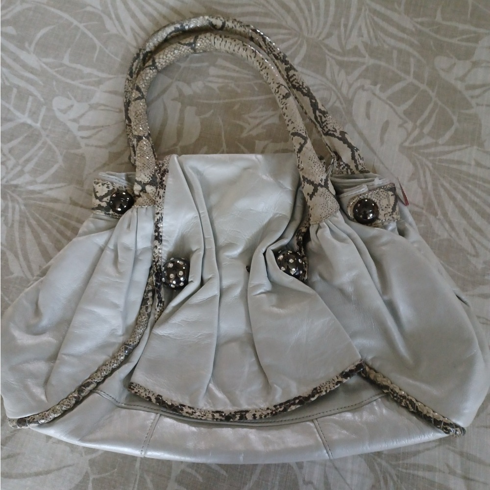 Betsy Johnson Crystal Dreams Ivory Large Handbag